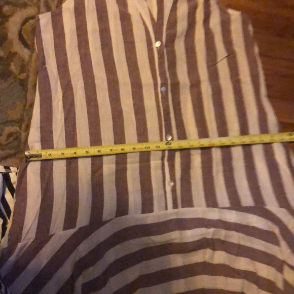 🍃💙Deep waist stripe shirt dress tunic style,💙🍃 - Picture 5 of 6